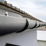 .,gutter,system,for,a,metal,roof.,holder,gutter,drainage